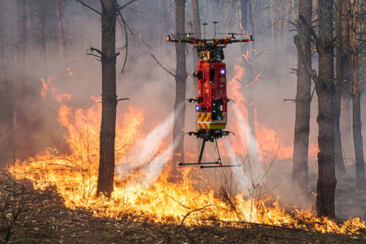 Photographing Wildfires with Drones: Firefighting Aid