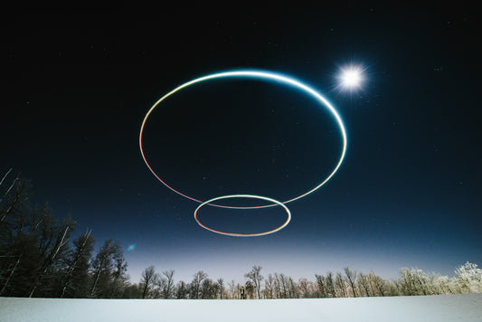 Drone Light Painting Challenge: Experimenting with Light and Shadows