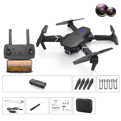 E88 Pro 4K Drone: FPV, Foldable, HD Camera