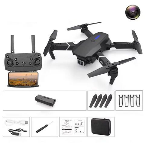 E88 Pro 4K Drone: FPV, Foldable, HD Camera