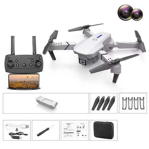E88 Pro 4K Drone: FPV, Foldable, HD Camera