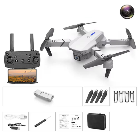 E88 Pro 4K Drone: FPV, Foldable, HD Camera