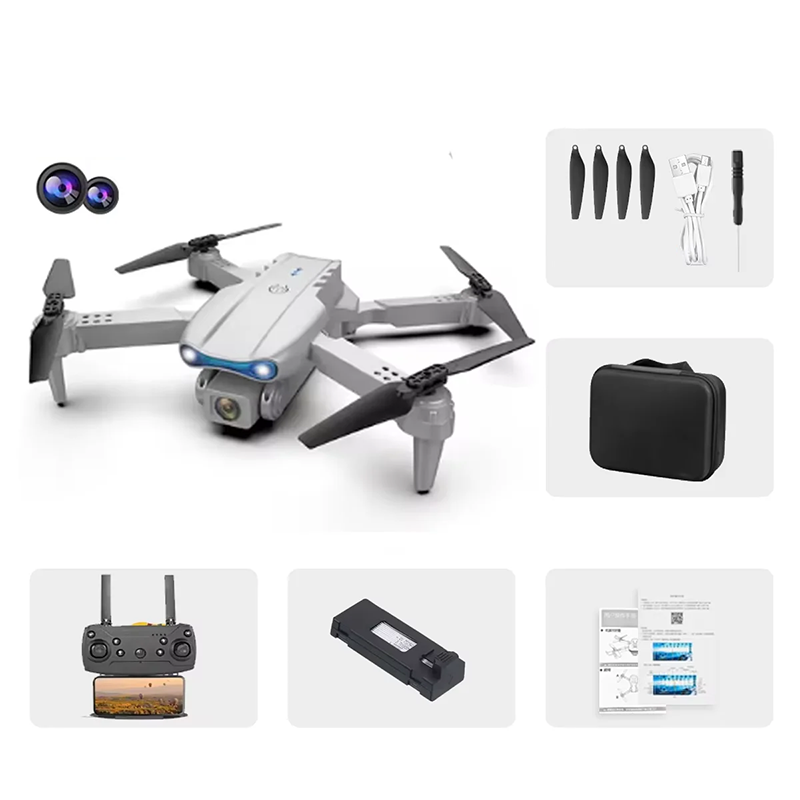 E99 Pro 6K Camera Drone: Dual HD Camera, Long Battery Life