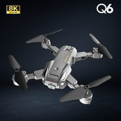 Q6 Camera Drone Quadcopter - 8K HD Camera, Dual Lens, 5G WIFI GPS, Obstacle Avoidance