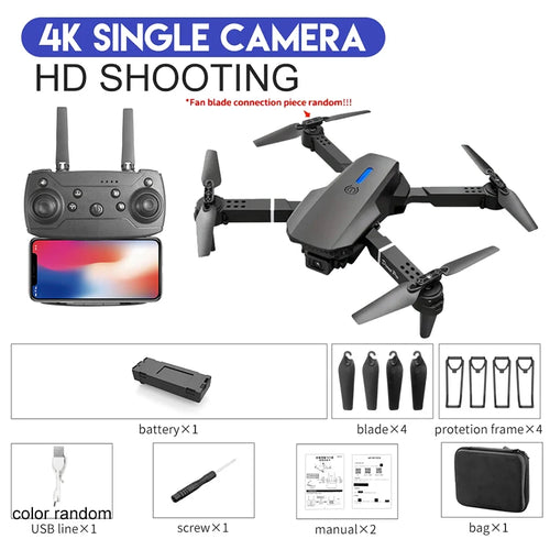 2024 E88Pro RC Drone 4K Professinal With 1080P Wide Angle HD Camera