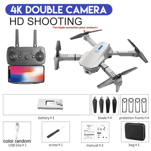 2024 E88Pro RC Drone 4K Professinal With 1080P Wide Angle HD Camera