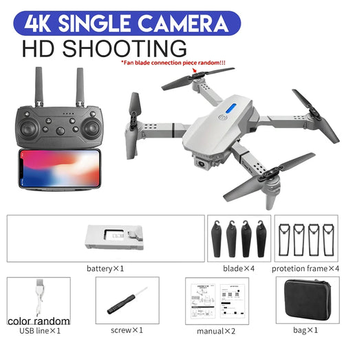 2024 E88Pro RC Drone 4K Professinal With 1080P Wide Angle HD Camera