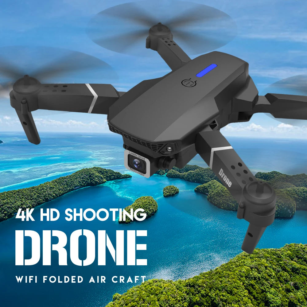 2024 E88Pro RC Drone 4K Professinal With 1080P Wide Angle HD Camera