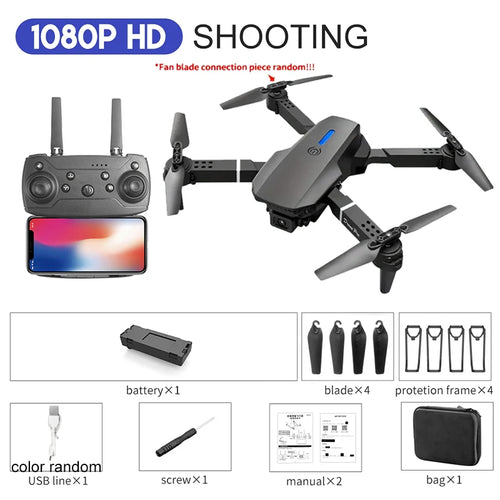 2024 E88Pro RC Drone 4K Professinal With 1080P Wide Angle HD Camera