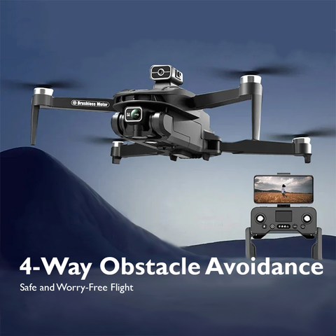 V168 8K Drone: GPS, 3 Camera, Wide Angle, Avoidance.