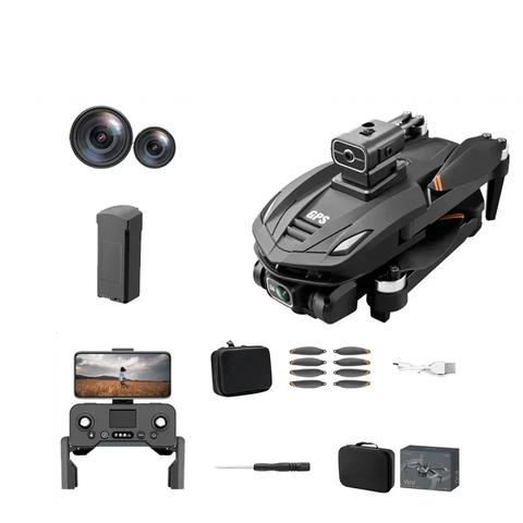 V168 8K Drone: GPS, 3 Camera, Wide Angle, Avoidance.