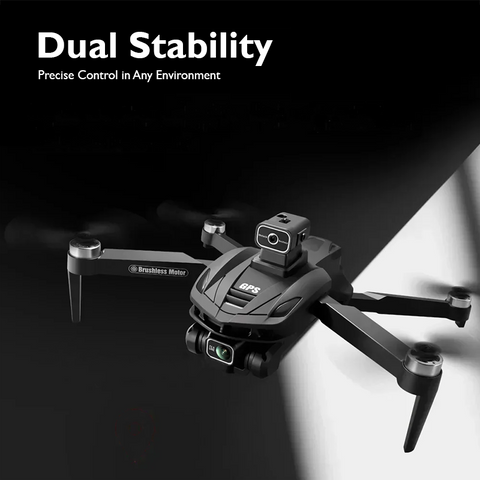 V168 8K Drone: GPS, 3 Camera, Wide Angle, Avoidance.